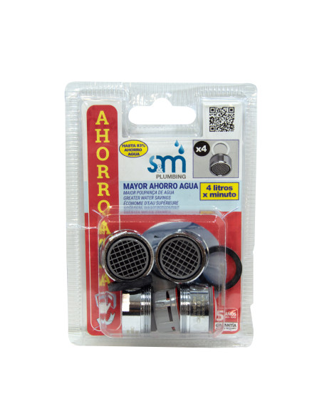 Atomizador macho 24/100 para ahorro de agua - 4 L/min | S&M Plumbing