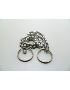 Bobina de cadena cromada para tapón de lavabo o bañera | S&M Plumbing 2