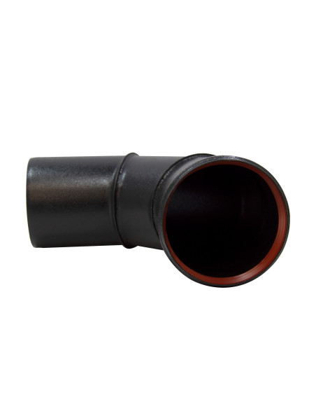 Codo esmaltado negro anticondensación 90° | S&M Fire