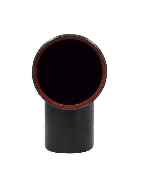 Codo esmaltado negro anticondensación 45° | S&M Fire