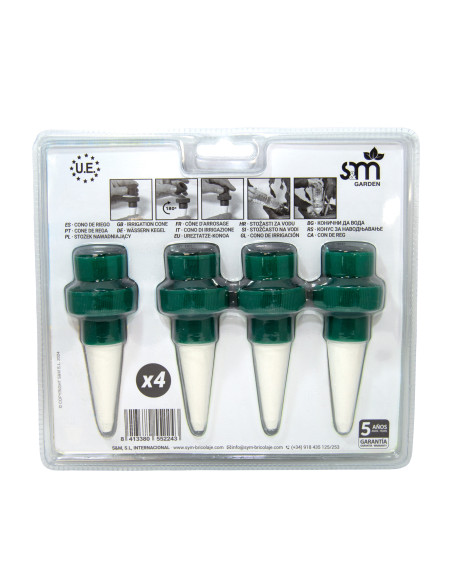 Conos de riego adaptables a botellas | S&M Garden