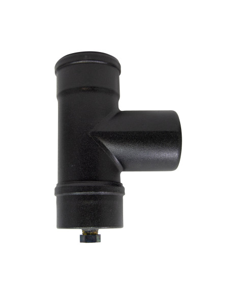 Te macho-hembra-macho esmaltado negro con tapón | S&M Fire