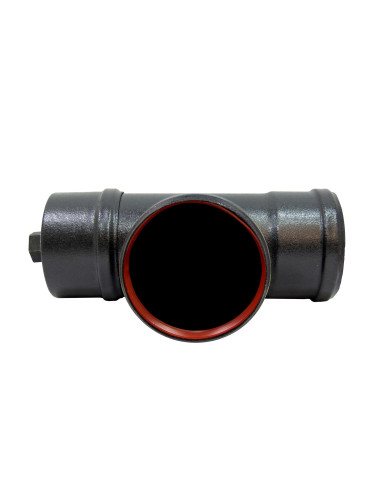 Te macho-hembra-hembra esmaltado negro con tapón | S&M Fire