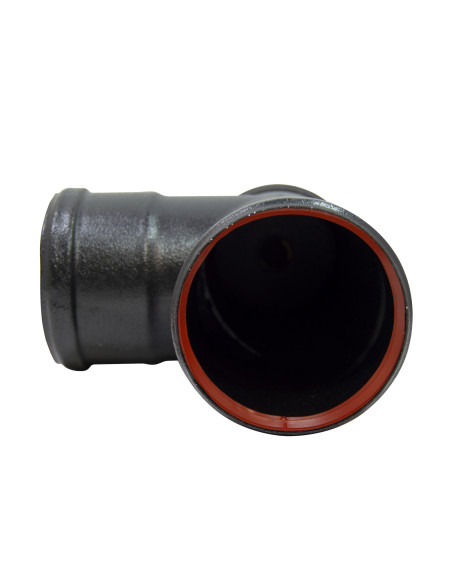 Te macho-hembra-hembra esmaltado negro con tapón | S&M Fire