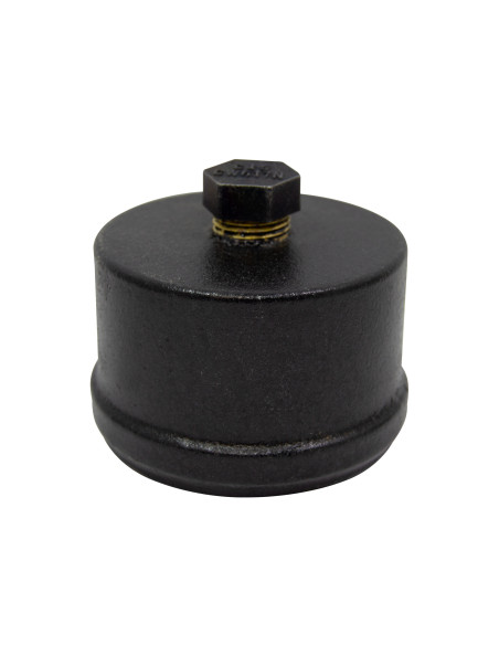 Tapón de purga esmaltado negro | S&M Fire