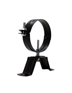 Abrazadera ajustable negra de 80 mm de diámetro | S&M Fire 2