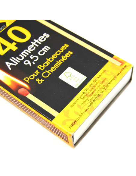 Fósforos largos de 9,5 cm para encendido | S&M Fire