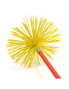 S&M Fire Varilla Deshollinador para Limpieza de Chimeneas y Estufas - 140cm 2