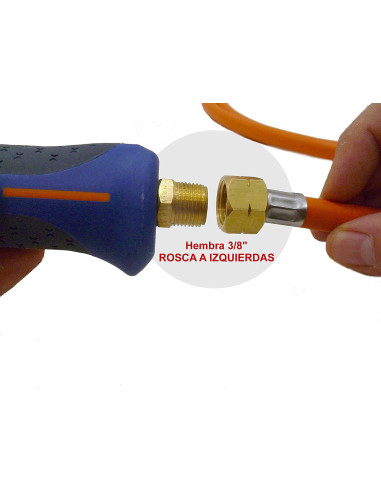 Tubo flexible reforzado para gas - 2 m | S&M Plumbing