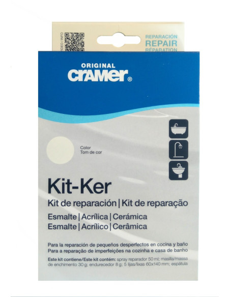 Restaurador ceramico profesional blanco Kit-Ker | S&M Plumbing