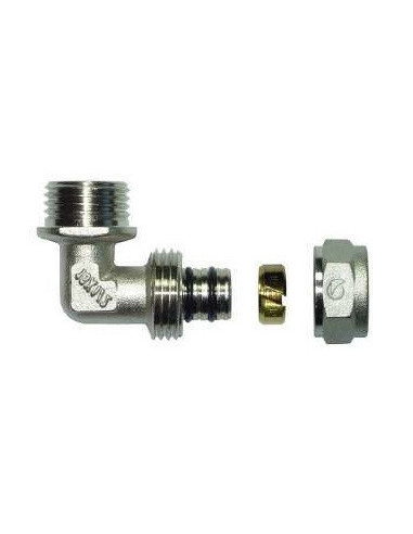 Codo de compresión multicapa con rosca macho 1/2" | S&M Plumbing