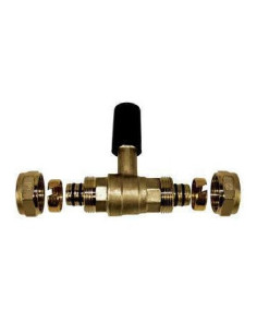 Válvula de esfera (empotrar) de compresión multicapa 16 mm 2