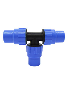 Te de compresión para goteo | S&M Garden