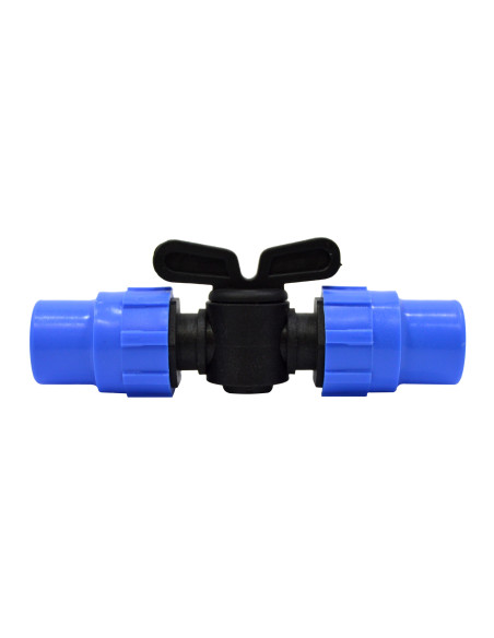 Llave de paso de compresión para goteo | S&M Garden