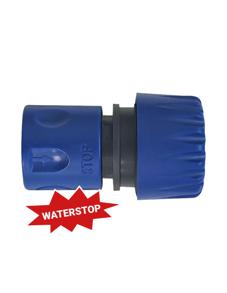 Conector automático multimedida water-stop | S&M Garden