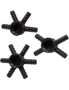 Derivaciones para riego por goteo de rosca 1" a 16 mm | S&M Garden