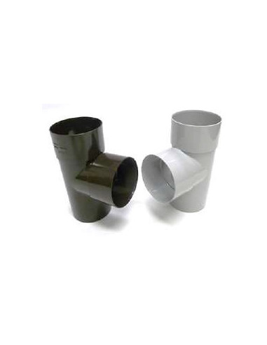 Conector en T para bajante de canalón de PVC | S&M Garden