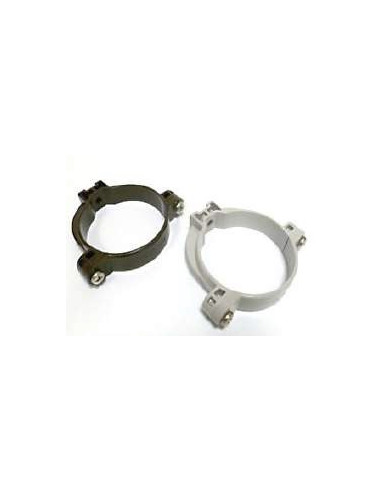 Soporte para bajante de canalón de PVC gris claro | S&M Garden