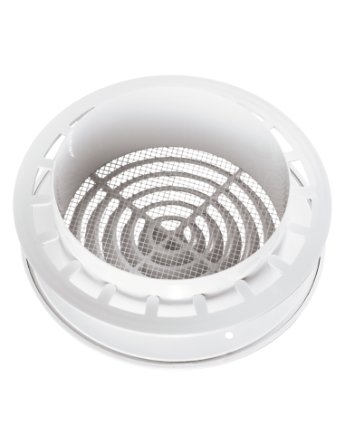 Rejilla redonda antimosquitos para empotrar a tubo | S&M Ventilation