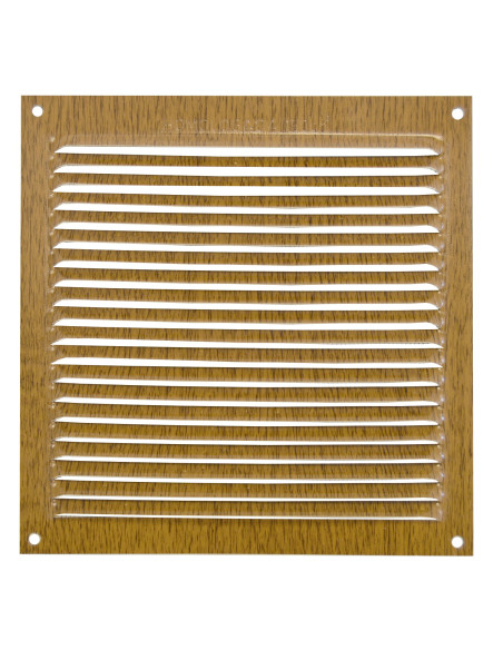 Rejilla plana cuadrada de aluminio para exterior | S&M Ventilation