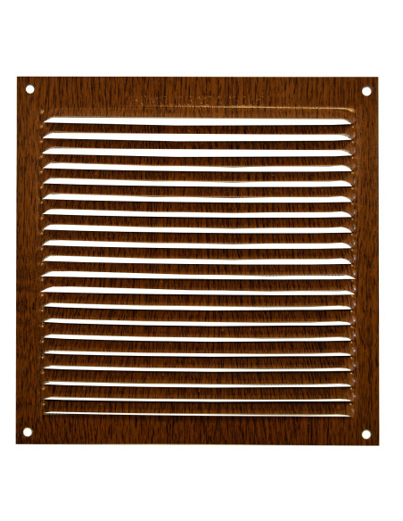 Rejilla plana cuadrada de aluminio para exterior | S&M Ventilation