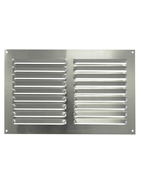 Rejilla doble rectangular de aluminio para exterior | S&M Ventilation