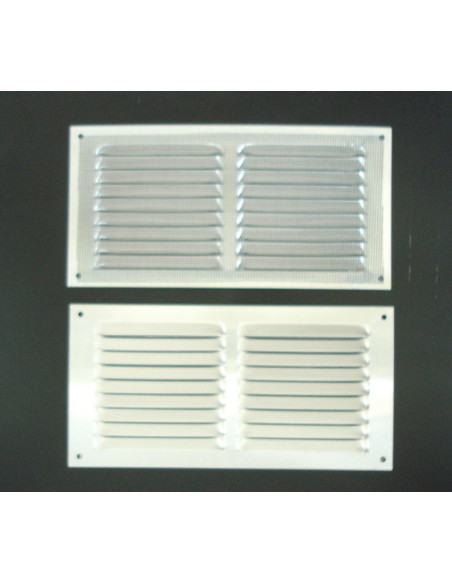 Rejilla doble rectangular con mosquitera | S&M Ventilantion