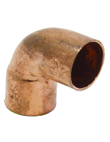 Codo 90° hembra-hembra de cobre para soldar | S&M Plumbing