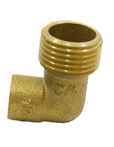 Codo para soldar con rosca macho 1/2" | S&M Plumbing