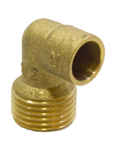 Codo para soldar con rosca macho 1/2" | S&M Plumbing