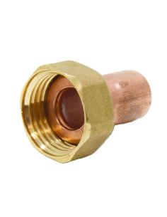 Terminal hembra para soldar con tuerca loca | S&M Plumbing 2