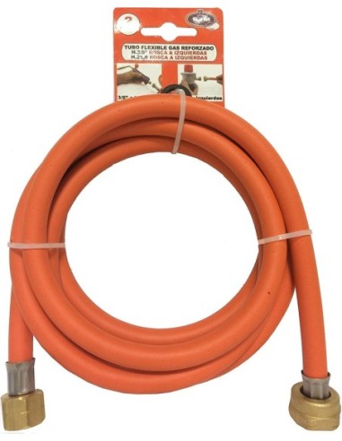 Tubo flexible reforzado para gas - 2 m