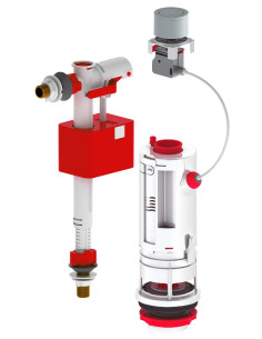 Conjunto Pro: Descargador doble regulable + Grifo