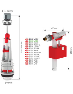 Pack de cisterna baja de pulsar + grifo silencioso lateral 2