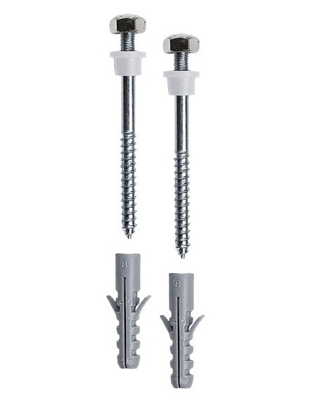 Juego de 2 tornillos para inodoro o bide vertical