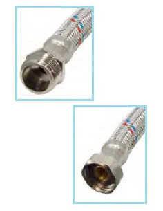 Conexión para caldera M 1/2'' - H 1/2'' (40 cm) 2