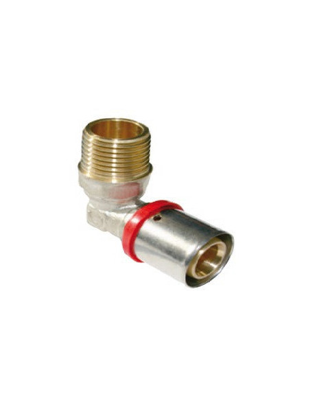 Codo multicapa de prensar con rosca macho | S&M Plumbing