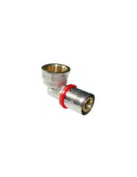 Codo grifo multicapa de prensar con rosca hembra