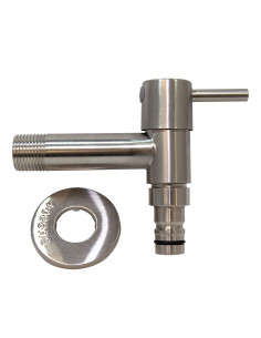 Grifo de acero inoxidable con toma automática | S&M Garden 2