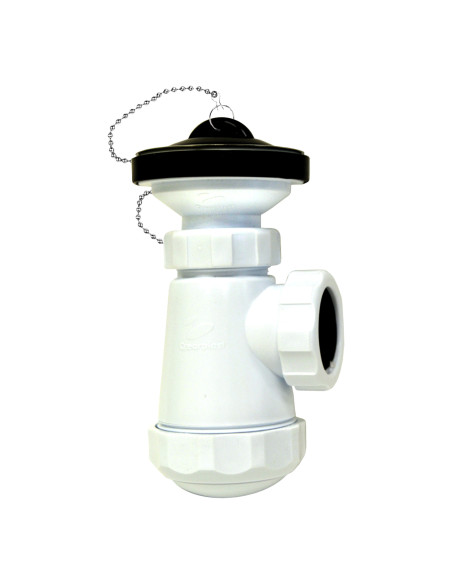 Sifón botella con valvula 1 1/2'' x 32/40 mm | S&M Plumbing