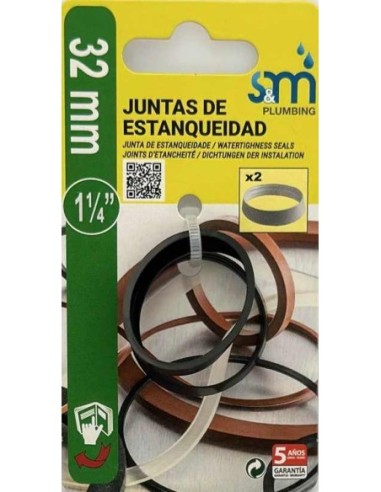 Junta cónica para desagües - 1 1/4'' x 32 mm