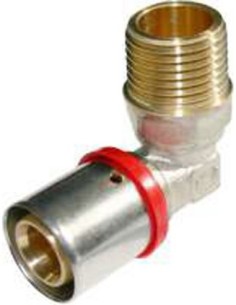 Codo multicapa de prensar con rosca macho | S&M Plumbing 2