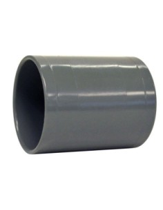 Manguito hembra-hembra de PVC evacuación 32 mm